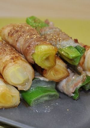 ネギの豚バラ肉巻き-レシピのメイン写真