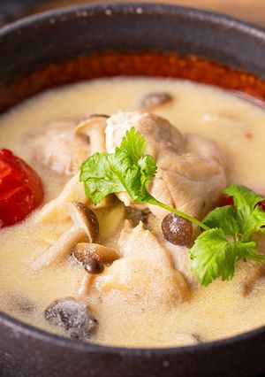 牛乳で作るタイ風チキン煮込み-レシピのメイン写真