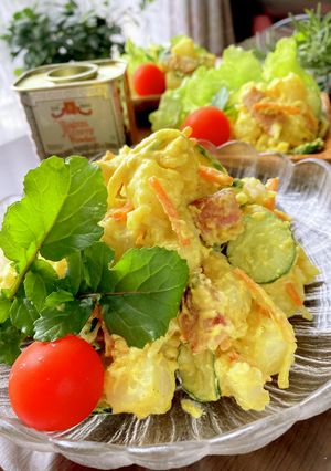 カレーポテトサラダ-レシピのメイン写真