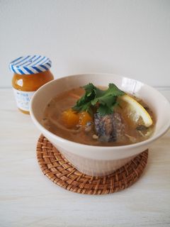 サバ缶のエスニックスープ-レシピのメイン写真