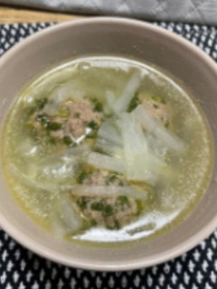 ゴロっと大きい!!しまなみ肉団子スープ-レシピのメイン写真