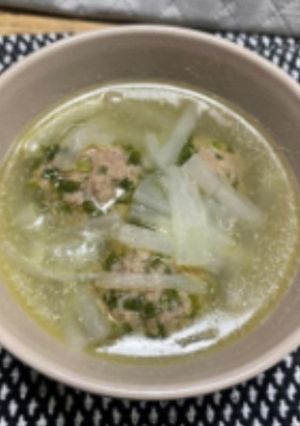ゴロっと大きい！！しまなみ肉団子スープ-レシピのメイン写真