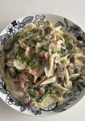 しまなみリーフのクリームパスタ-レシピのメイン写真