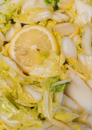 簡単！火を使わない白菜のレモン浅漬け-レシピのメイン写真