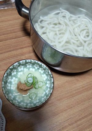 おろし味噌だれで釜揚げうどん-レシピのメイン写真