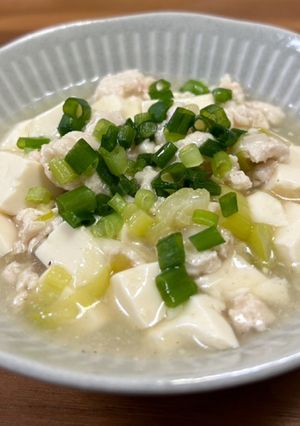 今日の夕飯♪旨だし塩麻婆豆腐-レシピのメイン写真