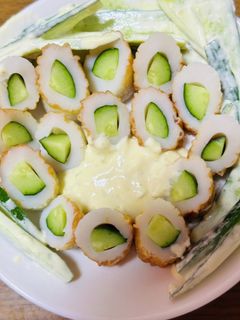 ちくわきゅうりのワサビマヨ-レシピのメイン写真
