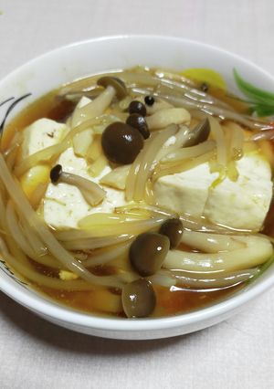 やさしい味の豆腐のもやしあんかけ-レシピのメイン写真