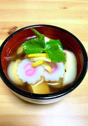 お吸い物　椎茸・ねぎ・豆腐かはんぺん-レシピのメイン写真