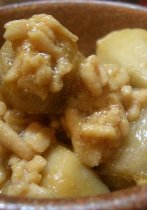 里芋のそぼろ煮*鶏ひき肉-レシピのメイン写真