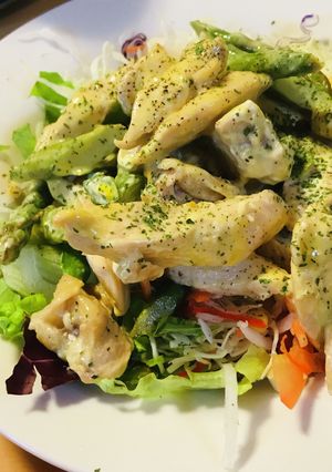 約10分で●鶏肉＆アスパラの辛マヨあえ-レシピのメイン写真