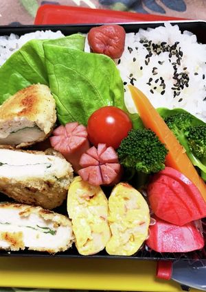 2/16ヨッチャン☆チキンチーズカツ弁当-レシピのメイン写真