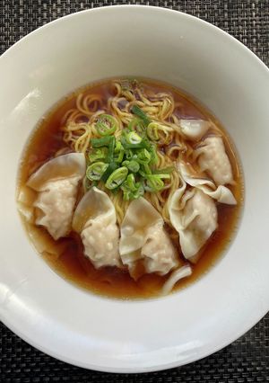 オイスターベースのスープで海老水餃子-レシピのメイン写真