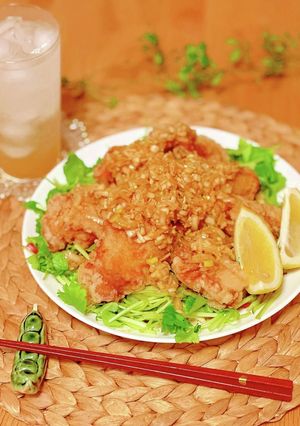 サクサク！ジューシー！絶品★油淋鶏-レシピのメイン写真