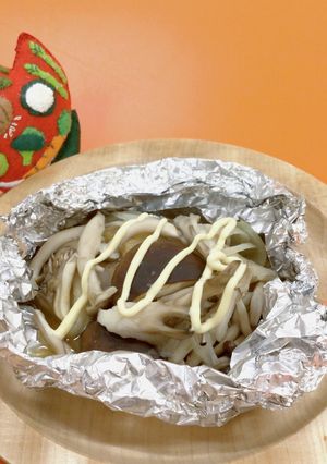 たらときのこの味噌マヨホイル蒸し-レシピのメイン写真