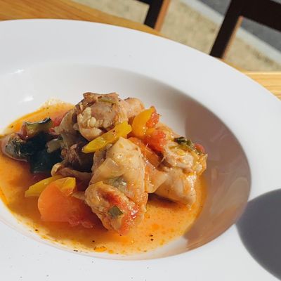 ゴリラのトマト煮込み ゴリラのトマト煮込み 鶏肉のトマト煮込み by ハニービー