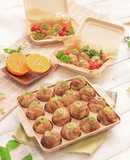 銅製 たこ焼き器で作る 肉巻き おにぎり