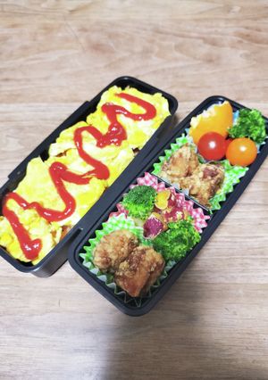 早起き苦手母さんの中学男子弁当　覚書23-レシピのメイン写真