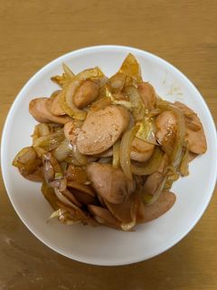 玉ねぎ炒め(ケチャップととんかつソース)-レシピのメイン写真