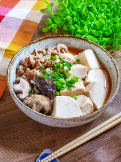 美味しい!豚バラで肉豆腐!-レシピのメイン写真