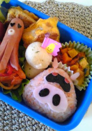 簡単キャラ弁☆おだてブタ-レシピのメイン写真