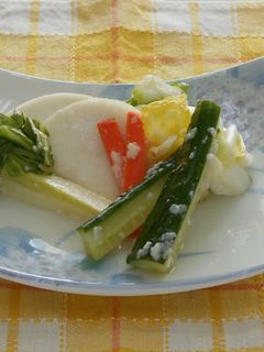 残り野菜の塩麹浅漬け-レシピのメイン写真