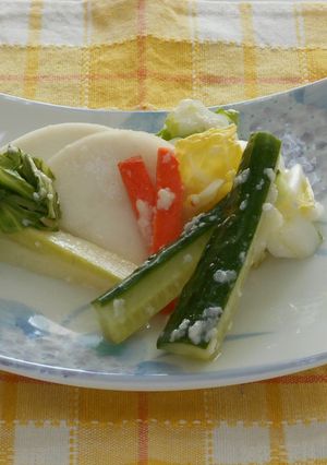 残り野菜の塩麹浅漬け-レシピのメイン写真