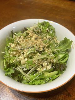 水菜と豆腐のサラダ-レシピのメイン写真