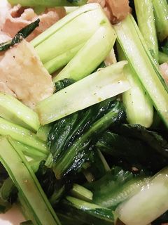 豚バラと小松菜のオイスター炒め-レシピのメイン写真