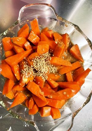 漬時間無きな粉オイ醤油味甘酢人参浅漬け-レシピのメイン写真