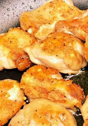 下味無し簡単チキンソテー-レシピのメイン写真