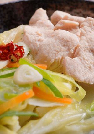 鶏むね肉とたっぷり野菜の塩麹煮-レシピのメイン写真