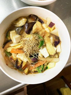 根菜たっぷりコク旨梅味噌味温野菜サラダ-レシピのメイン写真