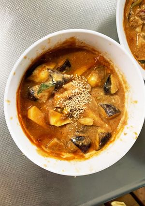 簡単オイシチュー味付ツナ根菜茄子野菜炒-レシピのメイン写真