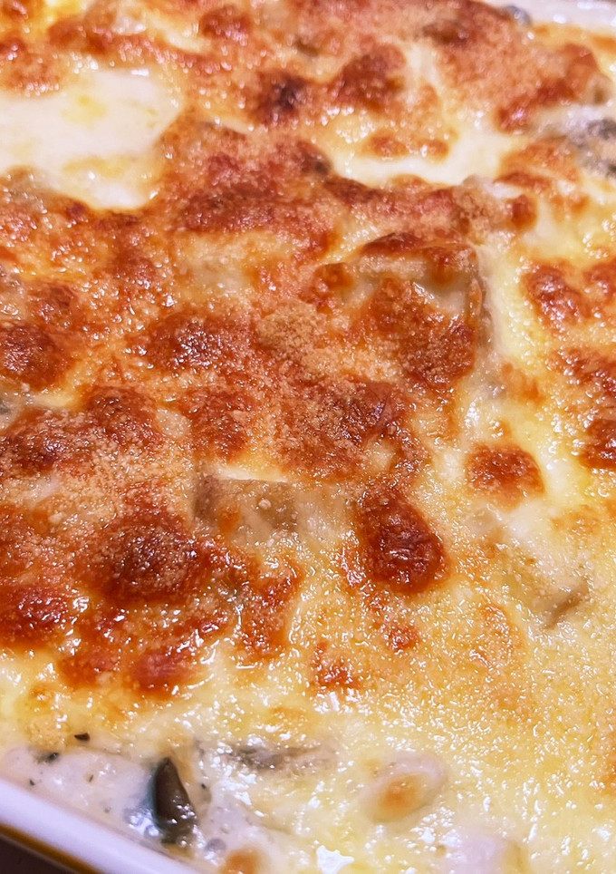 厚揚げ豆腐とささみ、しめじのグラタン-レシピのメイン写真