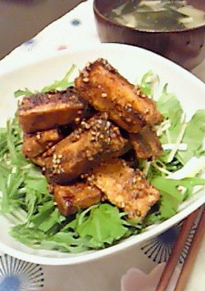 高野豆腐の甘辛照り焼き-レシピのメイン写真