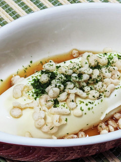 1分で激ウマ!麺つゆ&天かすの悪魔豆腐-レシピのメイン写真