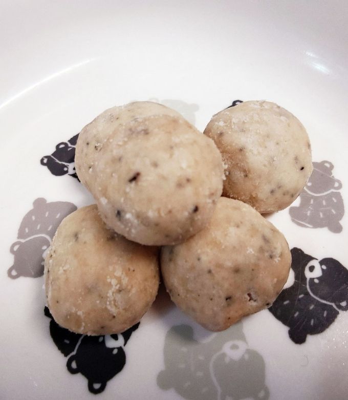 ポリ袋で！簡単紅茶スノーボールクッキー by ．apri