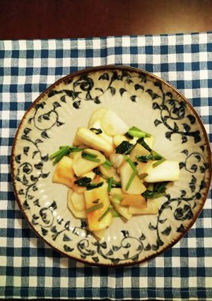 かぶとはんぺんの醤油炒め-レシピのメイン写真