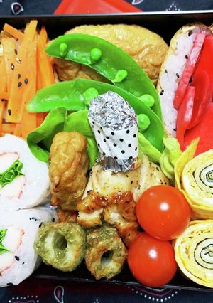 2/17ﾖｯﾁｬﾝ☆稲荷寿司お弁当-レシピのメイン写真