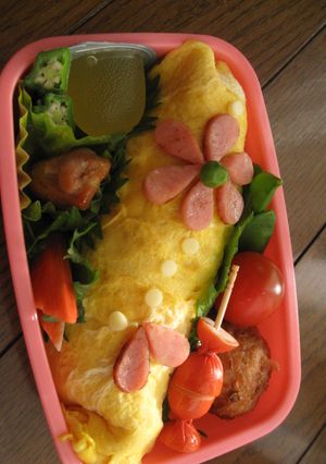 小学生のお弁当(春休み編)1-レシピのメイン写真