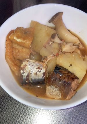 サバ缶とおじゃがのピリ辛煮-レシピのメイン写真