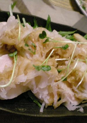 大好きな鶏ハムで♪わさび醤油風味♪-レシピのメイン写真
