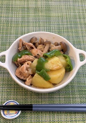 ☆お手軽☆フライパンで甘辛みそ肉じゃが-レシピのメイン写真