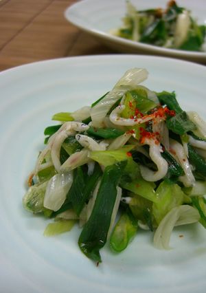 レンジで簡単♪わけぎとしらすのポン酢和え-レシピのメイン写真