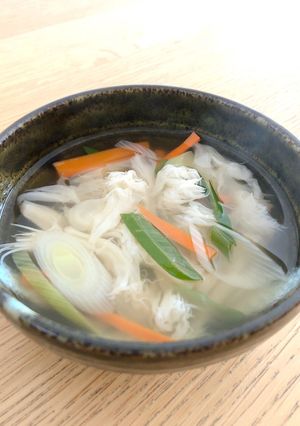 ふわふわ*ヤマブシタケのスープ-レシピのメイン写真