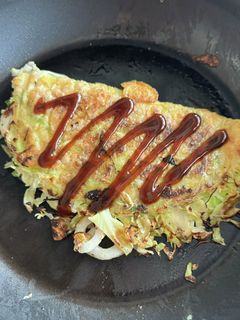 ライスペーパーでお好み焼き 糖質減-レシピのメイン写真