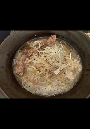 自家製豚骨スープで醤油ラーメン-レシピのメイン写真