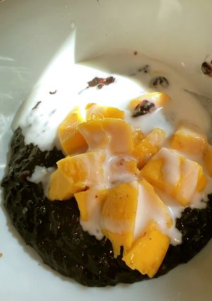 Best黒餅米とマンゴーデザート　タイ-レシピのメイン写真