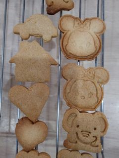 洗い物少なく型抜きしやすいきなこクッキー-レシピのメイン写真